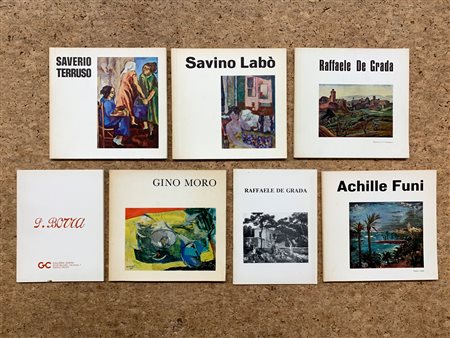 PITTURA FIGURATIVA (EDIZIONI GALLERIA CARINI, MILANO) - Lotto unico di 7 cataloghi