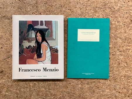 FRANCESCO MENZIO E LUIGI SPAZZAPAN - Lotto unico di 2 cataloghi