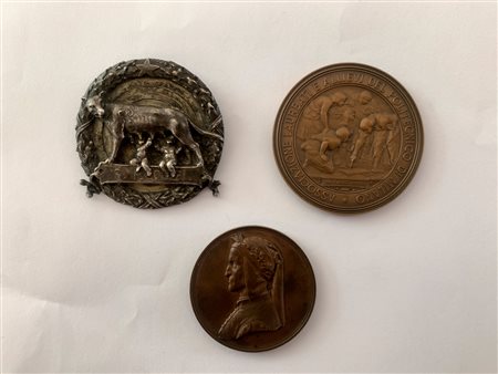 MEDAGLIE - Lotto unico composto da 3 medaglie