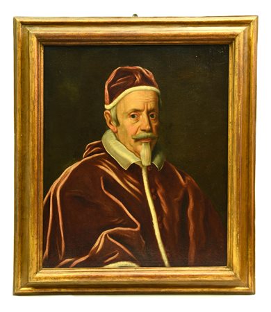Da Giovan Battista Gaulli, detto il Baciccia RITRATTO DI CLEMENTE X olio su...