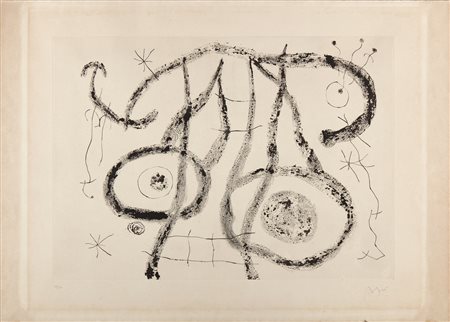 MIRO' JOAN (1893 - 1983) - Le porteur d'eau V.