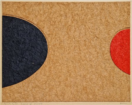 BURRI ALBERTO (1915 - 1995) - Multiplex - Rosso alfa.