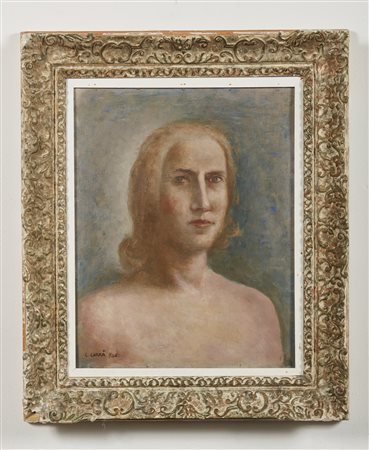 CARRA' CARLO (1881 - 1966) - Testa di donna.