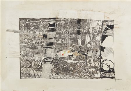 NOVELLI GASTONE (1925 - 1968) - Senza titolo.