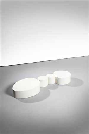 SPALLETTI ETTORE (n. 1940) - Forme (Bianco).