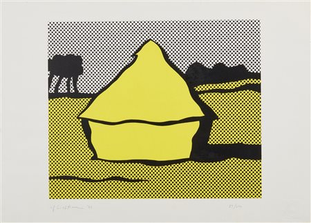 LICHTENSTEIN ROY (1923 - 1997) - Yellow haystack.