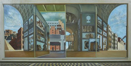 CANTAFORA ARDUINO (n. 1945) - Veduta di Roma.