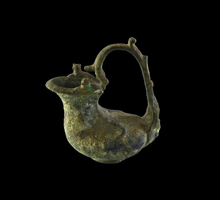 ASKOS IN BRONZO DATAZIONE: I-II sec. d. C. MATERIA E TECNICA: bronzo fuso e...