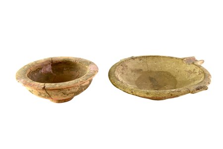 COPPA E MORTAIO DATAZIONE: VI-V sec. a.C. MATERIA E TECNICA: argilla figulina...