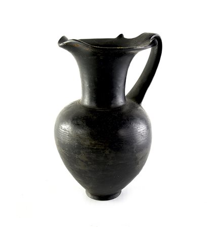 OINOCHOE IN BUCCHERO Tipo Rasmussen 1979, 3a DATAZIONE: prima meta' VI sec....