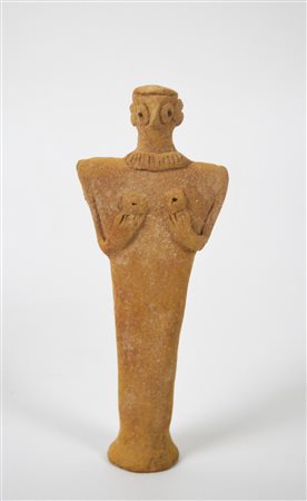 DIVINITA' FEMMINILE DATAZIONE: 2.500-2.000 a. C. MATERIA E TECNICA: argilla...