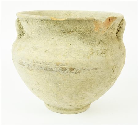 CRATERE DAUNIO A FASCE DATAZIONE: V-IV sec. a. C. MATERIA E TECNICA: argilla...