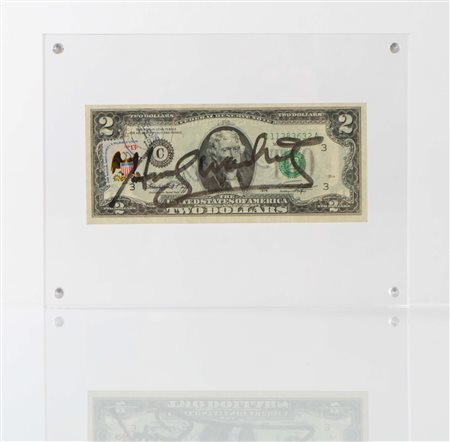 Andy Warhol (Pittsburgh 1928 - New York 1987), “2 dollars (Thomas Jefferson)”, 1976.