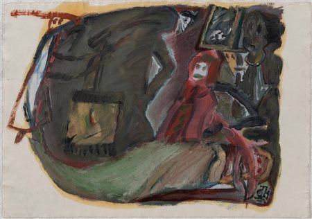 Andrea Nelli (Bologna 1950), “Febbre ardente”, 1981.