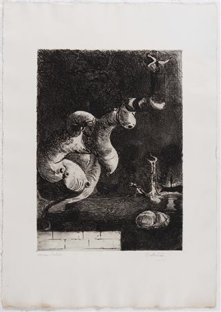 Graham Vivian Sutherland (Londra 1903 - Mentone 1980), “Senza titolo”.