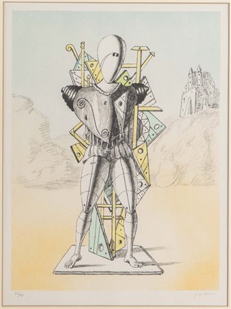 Giorgio De Chirico (Volo 1888 - Roma 1978), “Il Trovatore”.