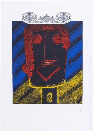 Enrico Baj (Milano 1924 - Vergiate 2003), “Senza titolo”.