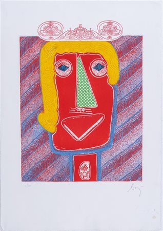 Enrico Baj (Milano 1924 - Vergiate 2003), “Senza titolo”.