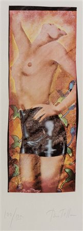 Mimmo Rotella (Catanzaro 1918 – Milano 2006), “Figura femminile”.