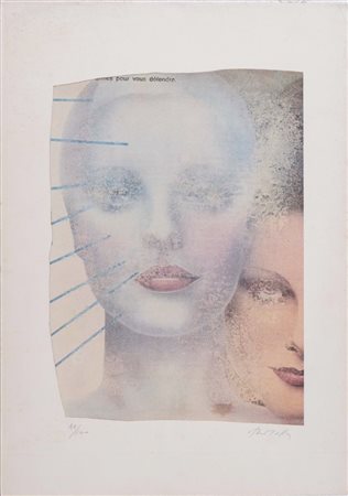 Mimmo Rotella (Catanzaro 1918 - Milano 2006), “Senza titolo”.