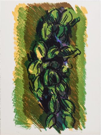 Ennio Morlotti (Lecco 1910 - Milano 1992), “Tralcio”, 1969.