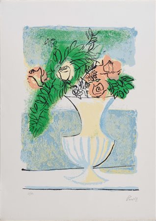 Gastone Breddo (Padova 1915 – Calenzano 1991), “Vaso di fiori”.