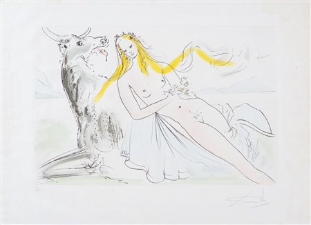 Salvador Dalí (Figueres 1904 – 1989), “L’enlèvement d’Europe”.