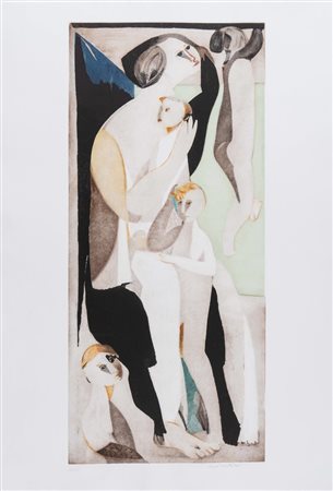 Remo Brindisi (Roma 1918 – Lido di Spina 1996), “Senza titolo”.