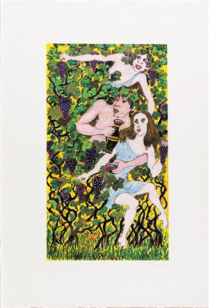 Giuseppe Migneco (Messina 1903 - Milano 1997), “Senza titolo”.