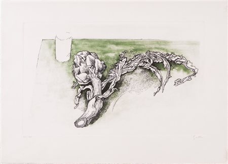 Renato Guttuso (Bagheria 1911 - Roma 1987), “Carciofo”.
