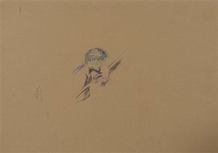 Mimmo Germanà (Catania 1944 - Busto Arsizio 1992), “Senza titolo”, 1981.