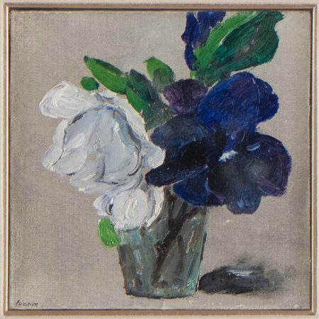 Renzo Biasion (Treviso 1914 - Firenze 1996), “Vaso di fiori”.