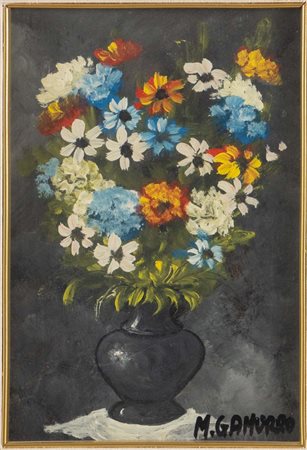 Marcello Gamurro (XX – XXI secolo), “Vaso di fiori”.