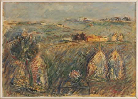 Emanuele Cappello (Vittoria 1936), “Paesaggio”.