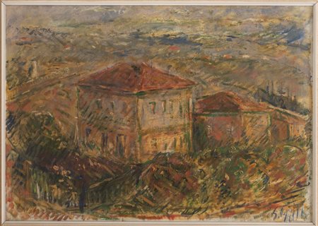 Emanuele Cappello (Vittoria 1936), “Paesaggio”.