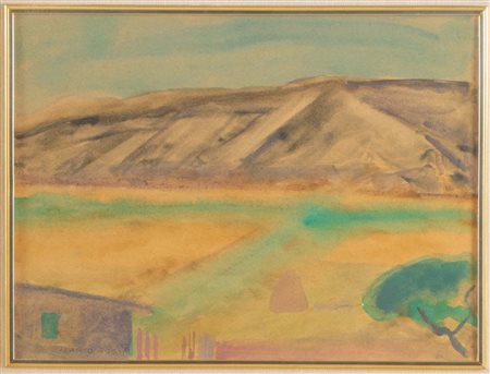 Ilario Rossi (Bologna 1911 – 1994), “Paesaggio”.