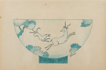 Gio Ponti - Bozzetto