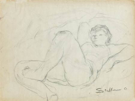 OTTAVIO STEFFENINI<BR>Cuneo 1889 - 1971 Milano<BR>"Figura"