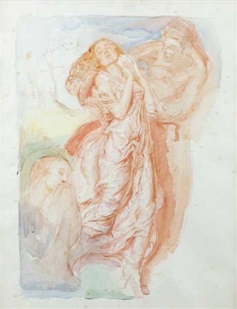 CESARE FERRO<BR>Torino 1880 - 1934<BR>"Bozzetto per la primavera"