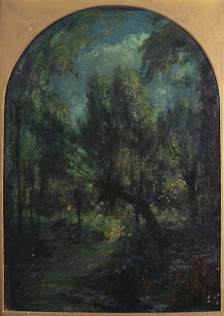 PITTORE ANONIMO<BR>"Notte di luna"