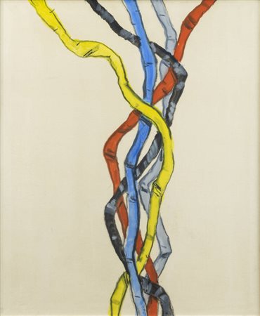 ALBINO GALVANO<BR>Torino 1907 - 1990<BR>"Nastri" 15/1/70