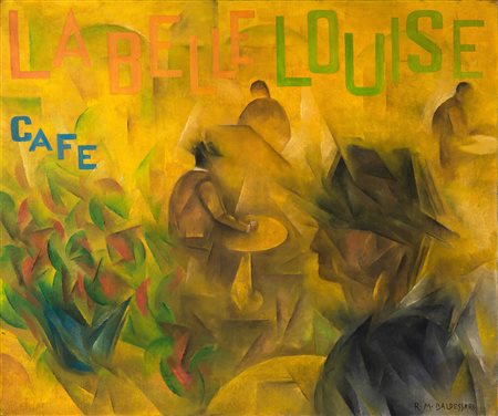 Roberto Marcello Baldessari, Cafe la Belle Louise, 1918 ca.
