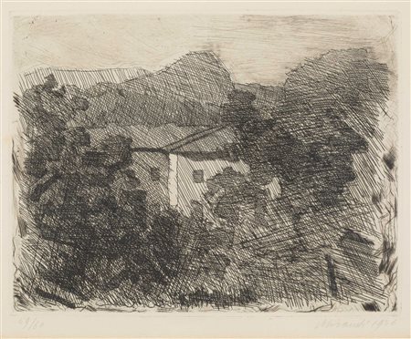 Giorgio Morandi, Paesaggio di Roffeno, 1936