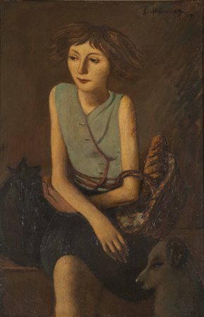 Piero Marussig, Igea (Portatrice di pane, Bambina), 1931