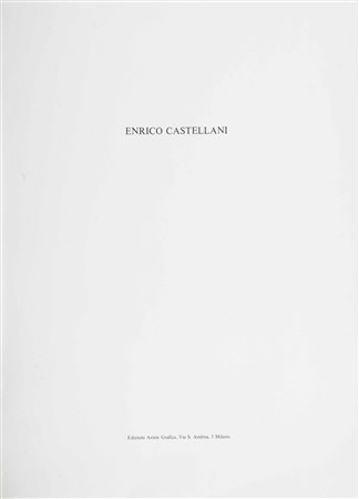 Enrico Castellani, Compendio di parte dell’opera grafica di Enrico Castellani, 1974