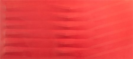 Agostino Bonalumi, Rosso, 1982