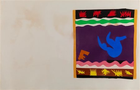Henri Matisse, Le Tobogan (dalla serie Jazz), 1947