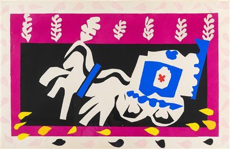 Henri Matisse, Enterrement de Pierrot (dalla serie Jazz), 1947