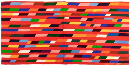 Piero Dorazio, Senza titolo (Andante rosso), 1984