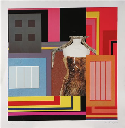 HALLEY PETER (n. 1953) Contamination 1. 2002. Litografia. Cm 80,00 x 80,00....